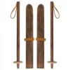 Ski And Ski Poles For Big Sister & Big Brother from Maileg
