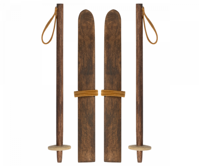 Ski And Ski Poles For Big Sister & Big Brother from Maileg