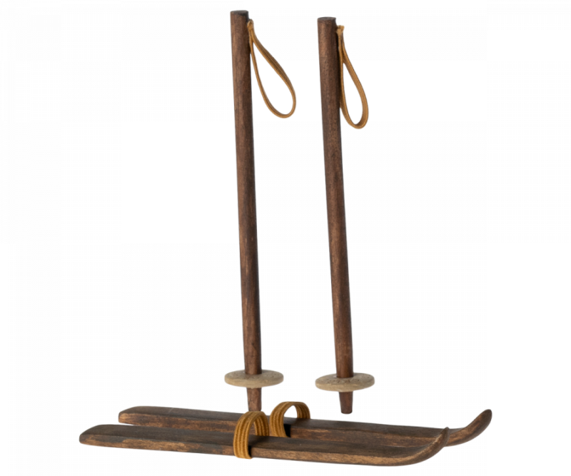Maileg Ski And Ski Poles For Big Sister & Big Brother