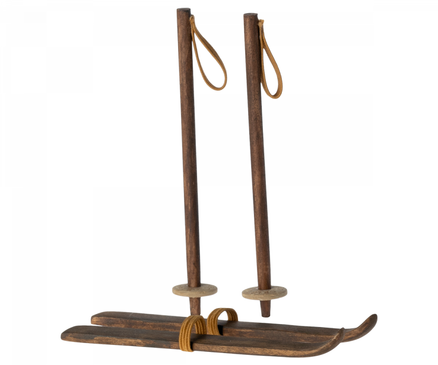 Maileg Ski And Ski Poles For Big Sister & Big Brother
