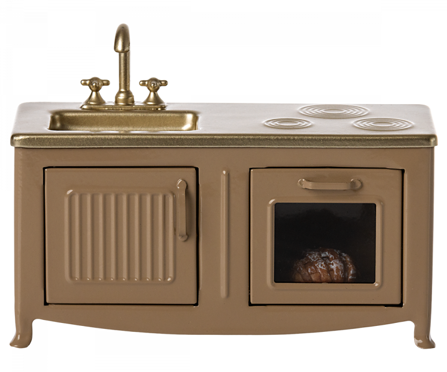 Maileg Kitchen For Mouse In Light Brown