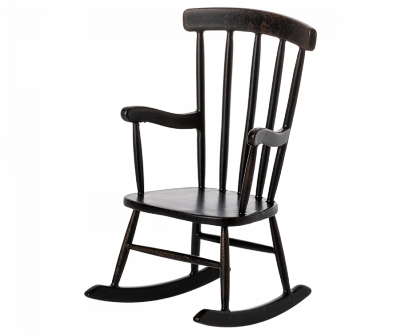 Maileg Rocking Chair For Mouse In Anthracite