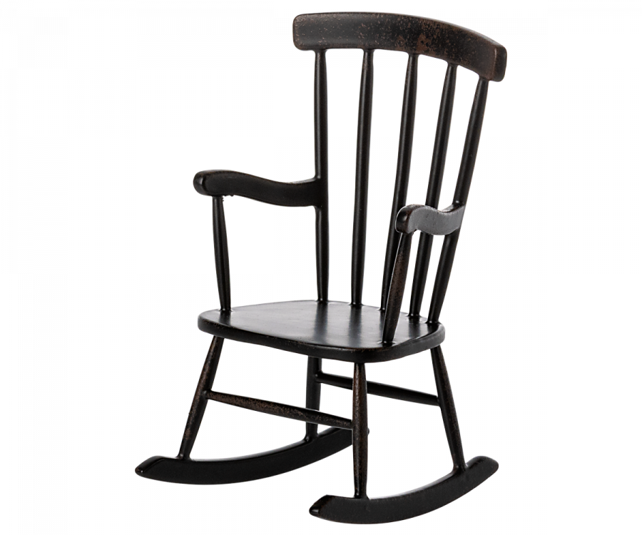 Maileg Rocking Chair For Mouse In Anthracite