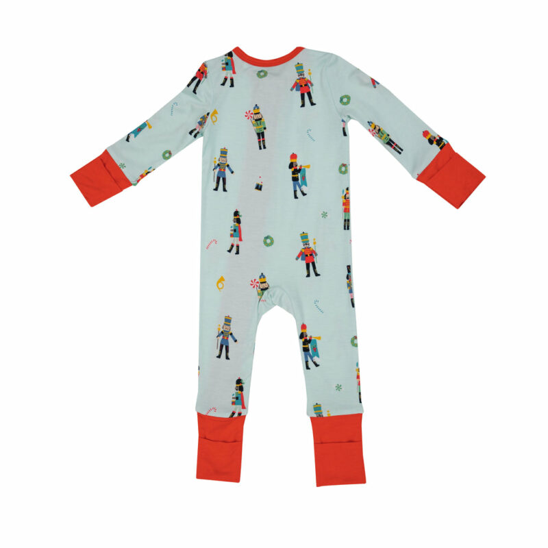 Nutcrackers Bamboo Viscose Zipper Romper from Angel Dear