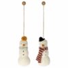 Snowman Ornaments In Metal Suitcase made by Maileg
