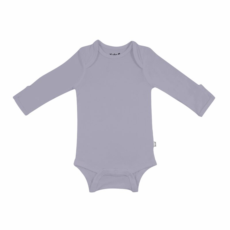 Kyte BABY Long Sleeve Bodysuit in Haze