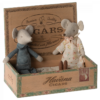 Maileg Grandma And Grandpa Mice In Cigarbox