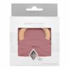 Lovey in Dusty Rose with Removable Teething Ring from Kyte BABY