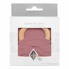 Lovey in Dusty Rose with Removable Teething Ring from Kyte BABY