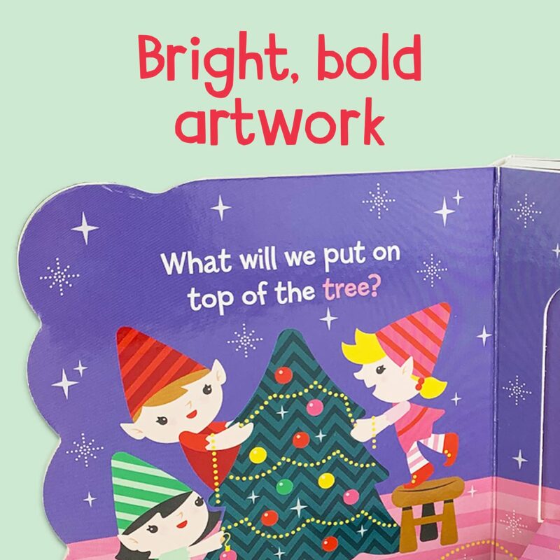 Babies Love Christmas Lift-a-Flap Board Book made by Cottage Door Press