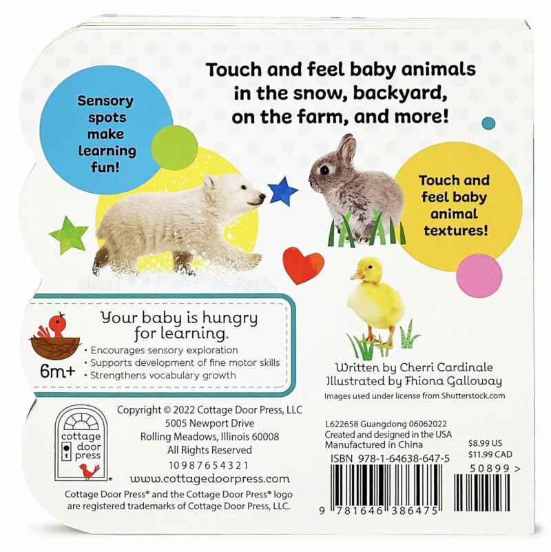 Cottage Door Press Touch & Feel Baby Animals Children's Books
