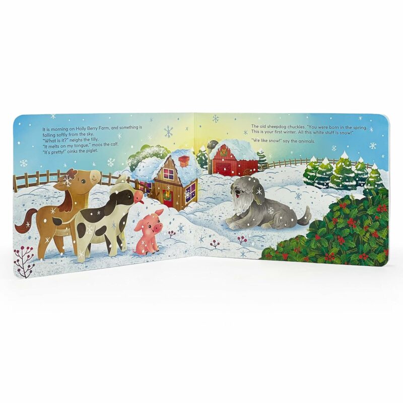 First Christmas on the Farm Holiday Board Book from Cottage Door Press