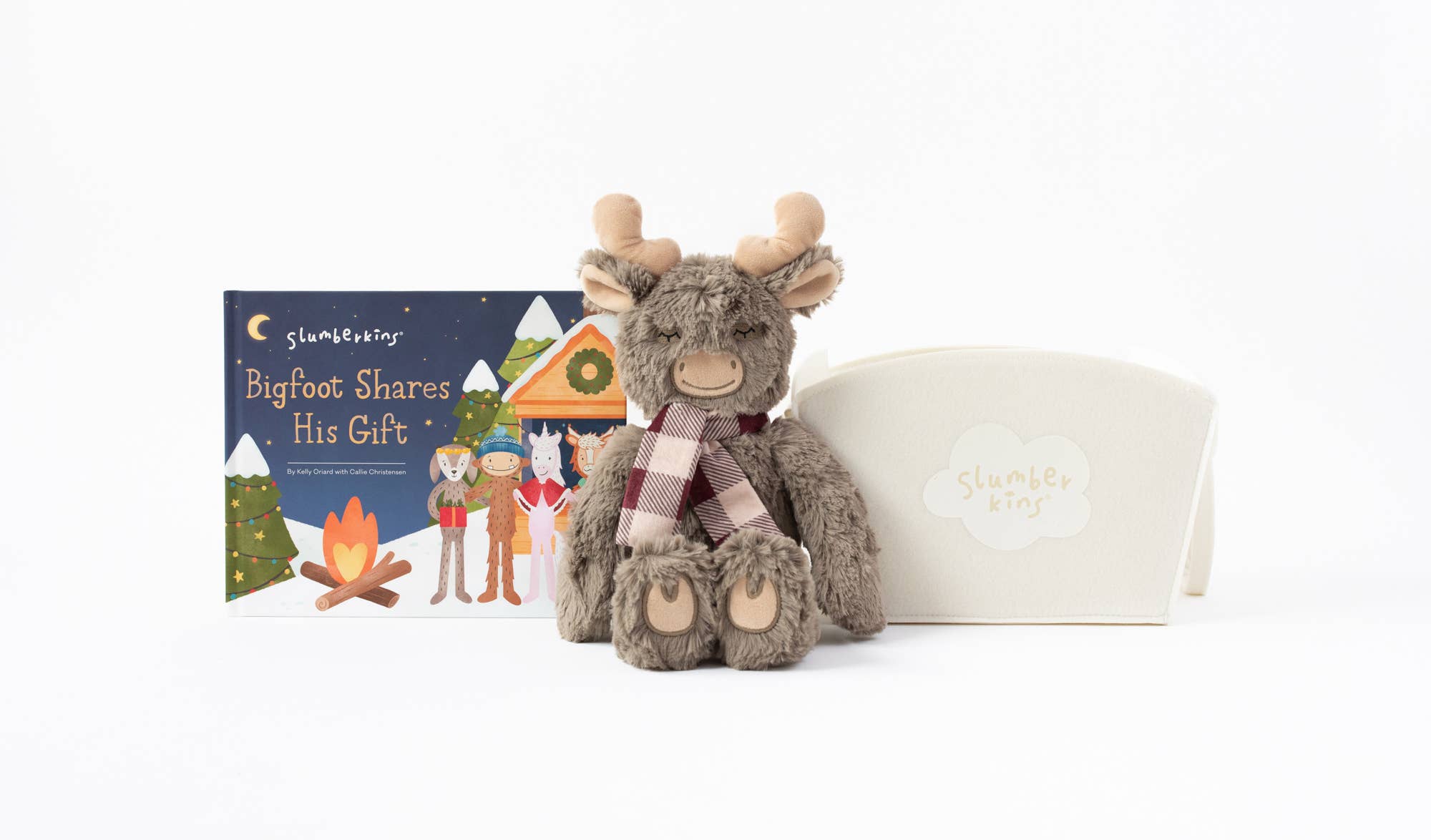Slumberkins Moose Kin Holiday Essentials Gift Set