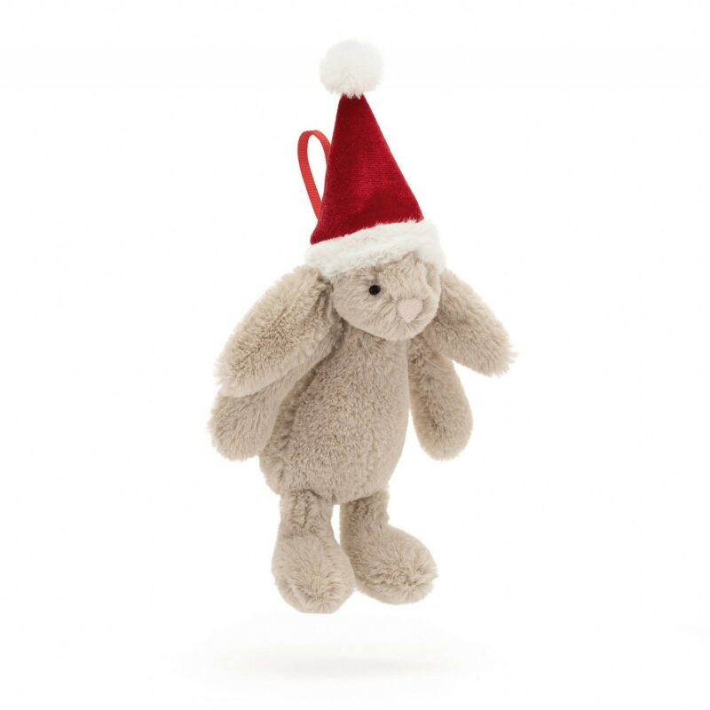 Jellycat Bashful Christmas Bunny Decoration Toys