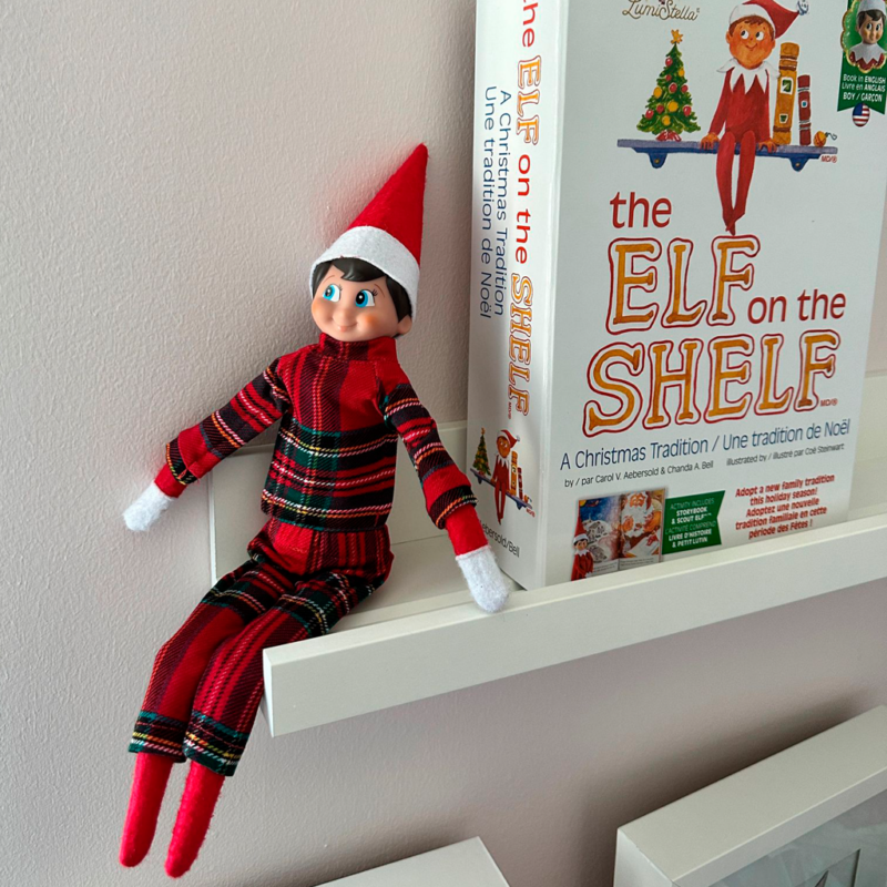 Hanlyn Holiday Plaid ELF loungies from Hanlyn Collective