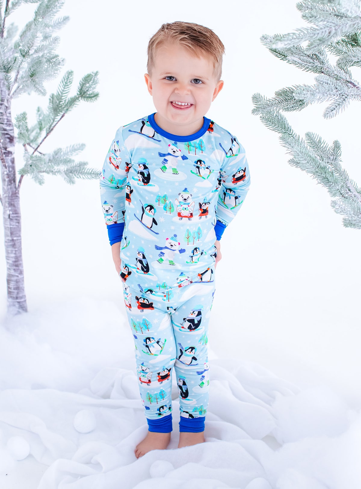 Arthur Bamboo Viscose Holiday Pajamas from Birdie Bean