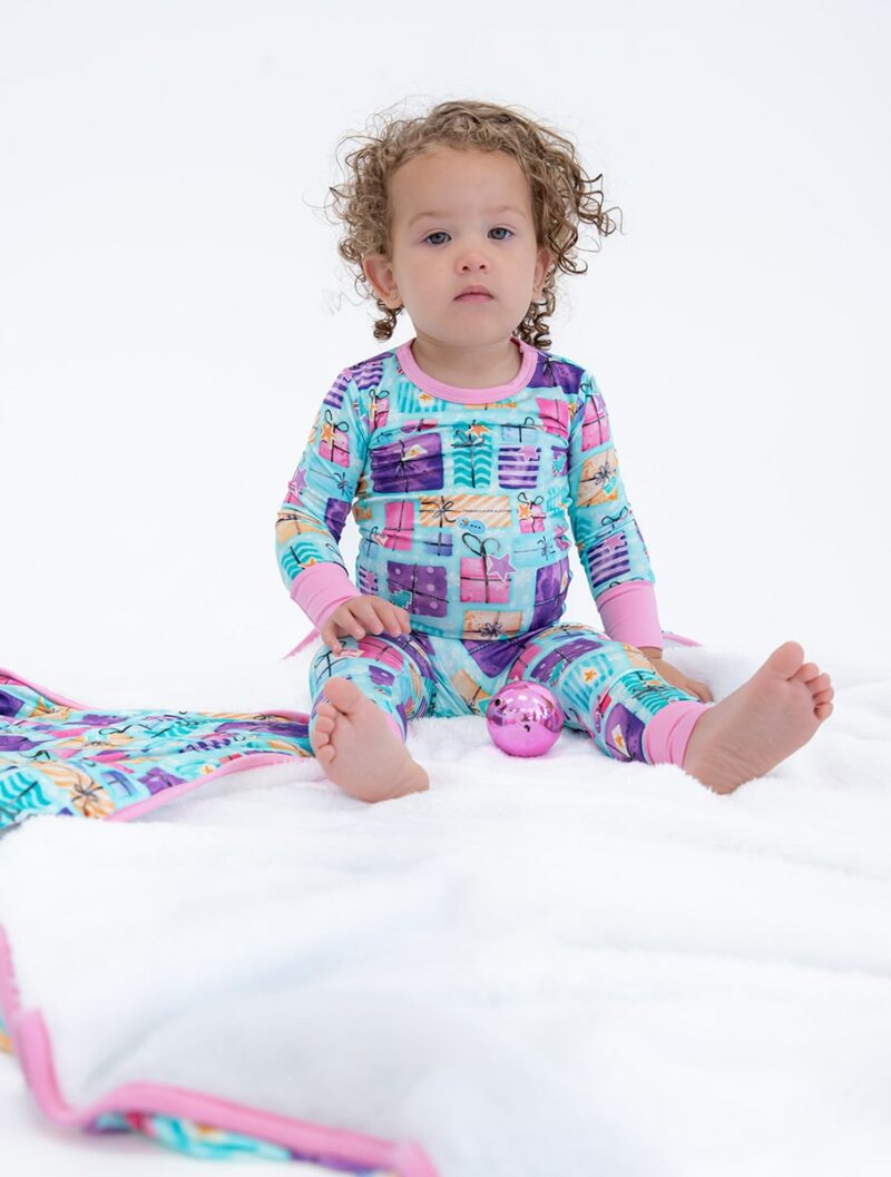 Mariah Bamboo Viscose Two-Piece Pajamas available at Blossom