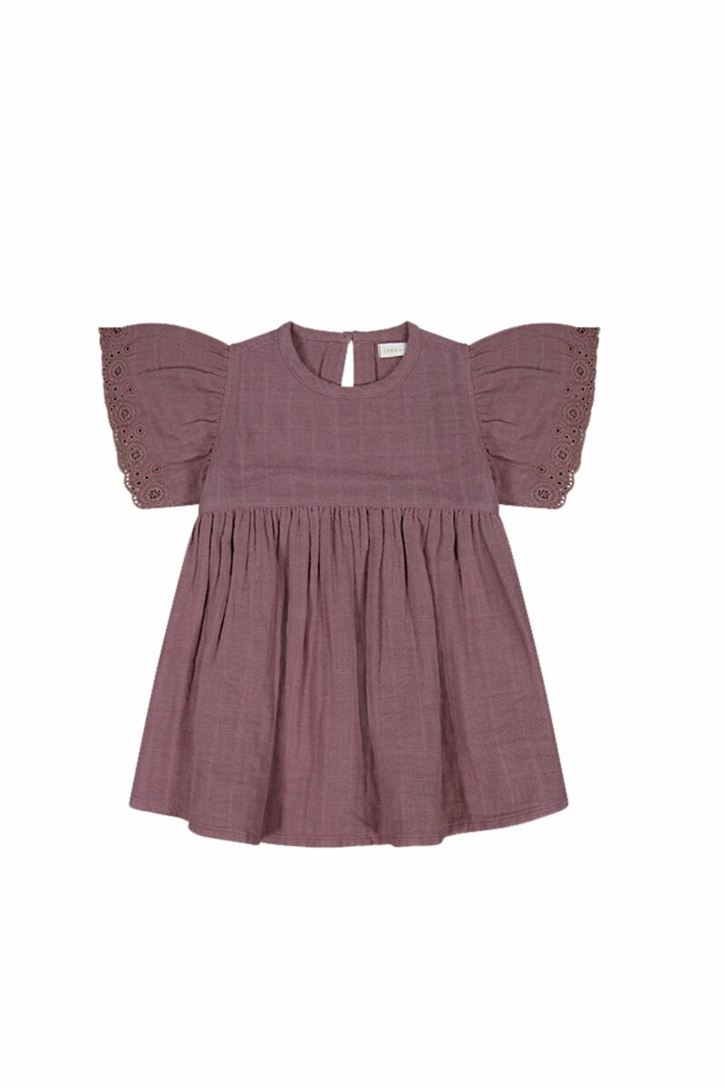 Jamie Kay Organic Cotton Muslin Phillipa Dress in Twilight