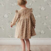 Organic Cotton Frankie Dress in Rosalie Field Caramel