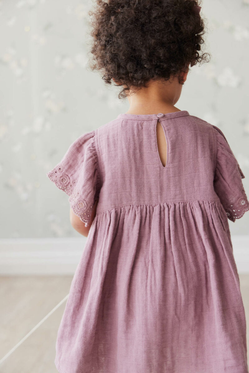 Organic Cotton Muslin Phillipa Dress in Twilight