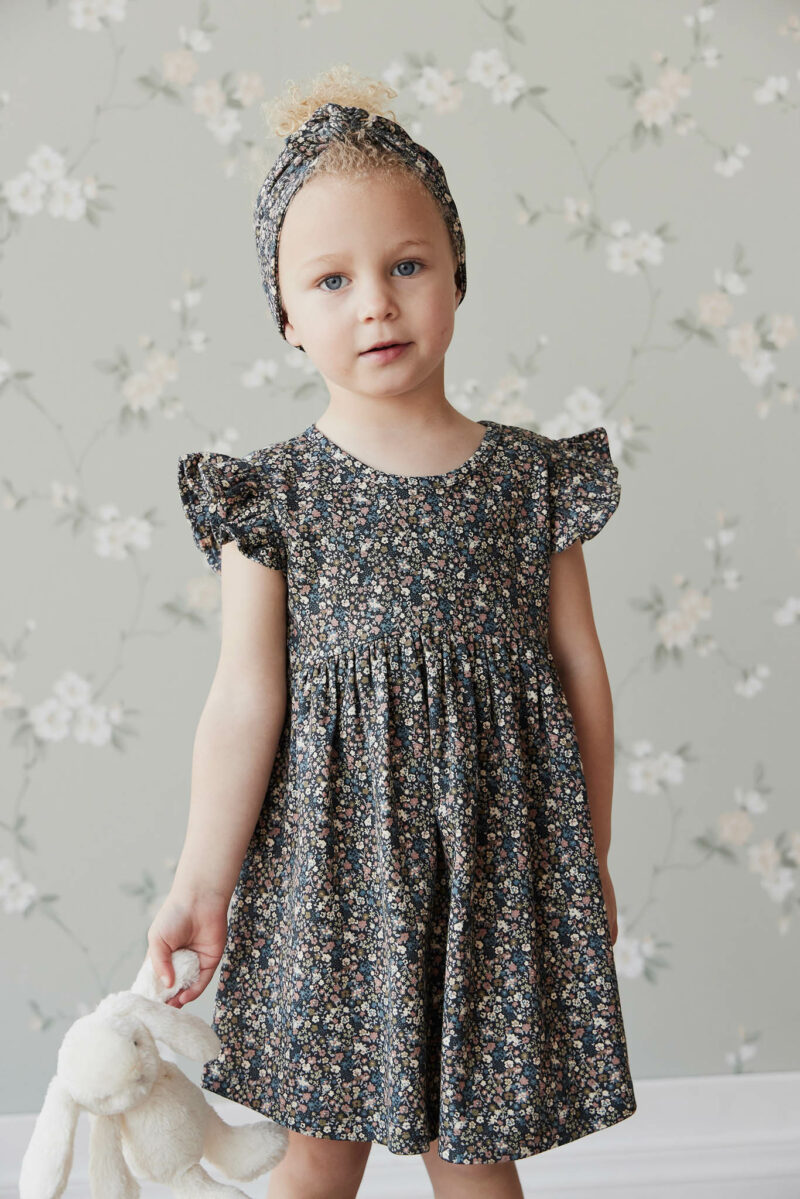 Organic Cotton Ada Dress in Winter Beauty from Jamie Kay