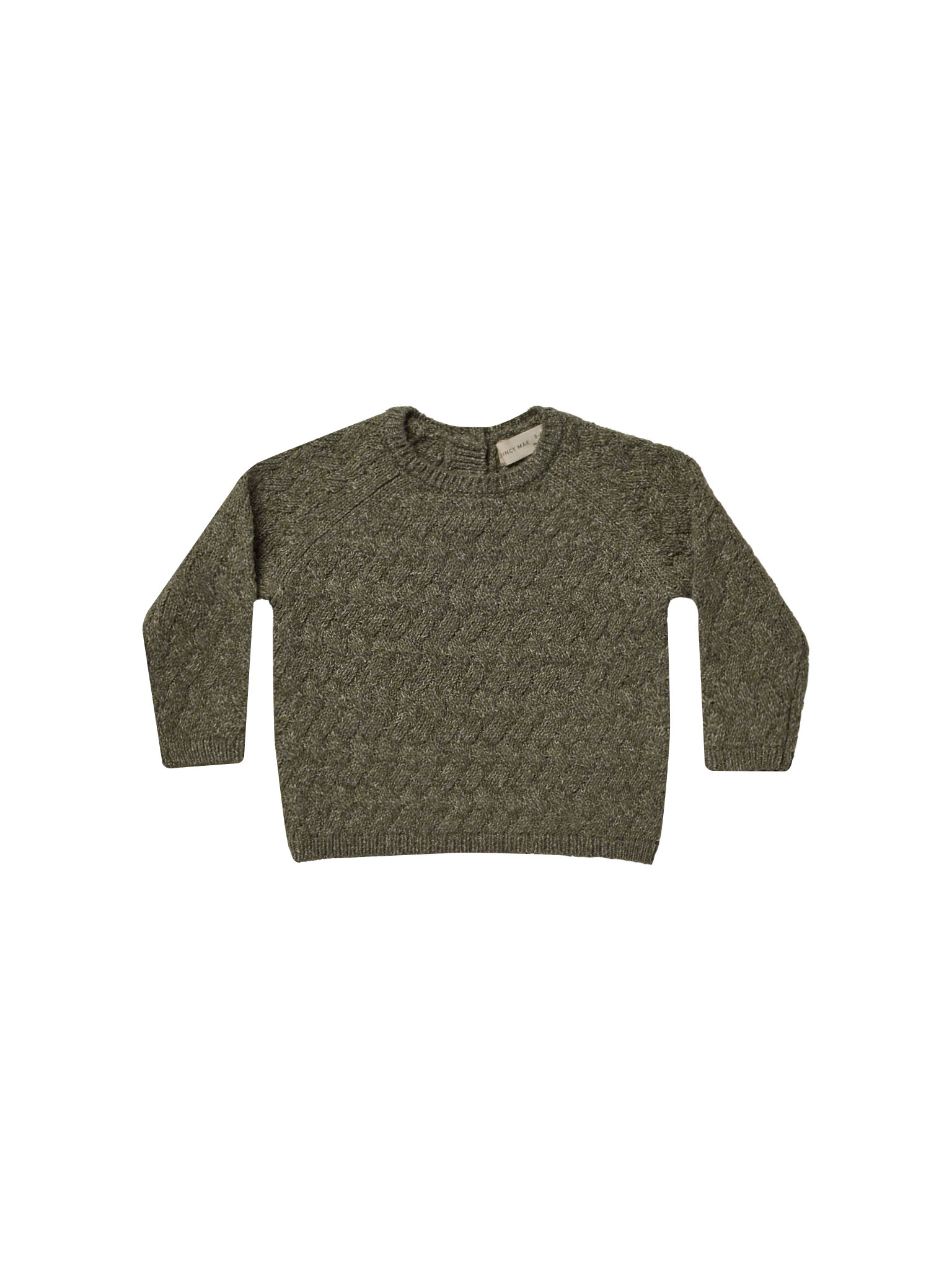 Quincy Mae Knit Sweater In Forest