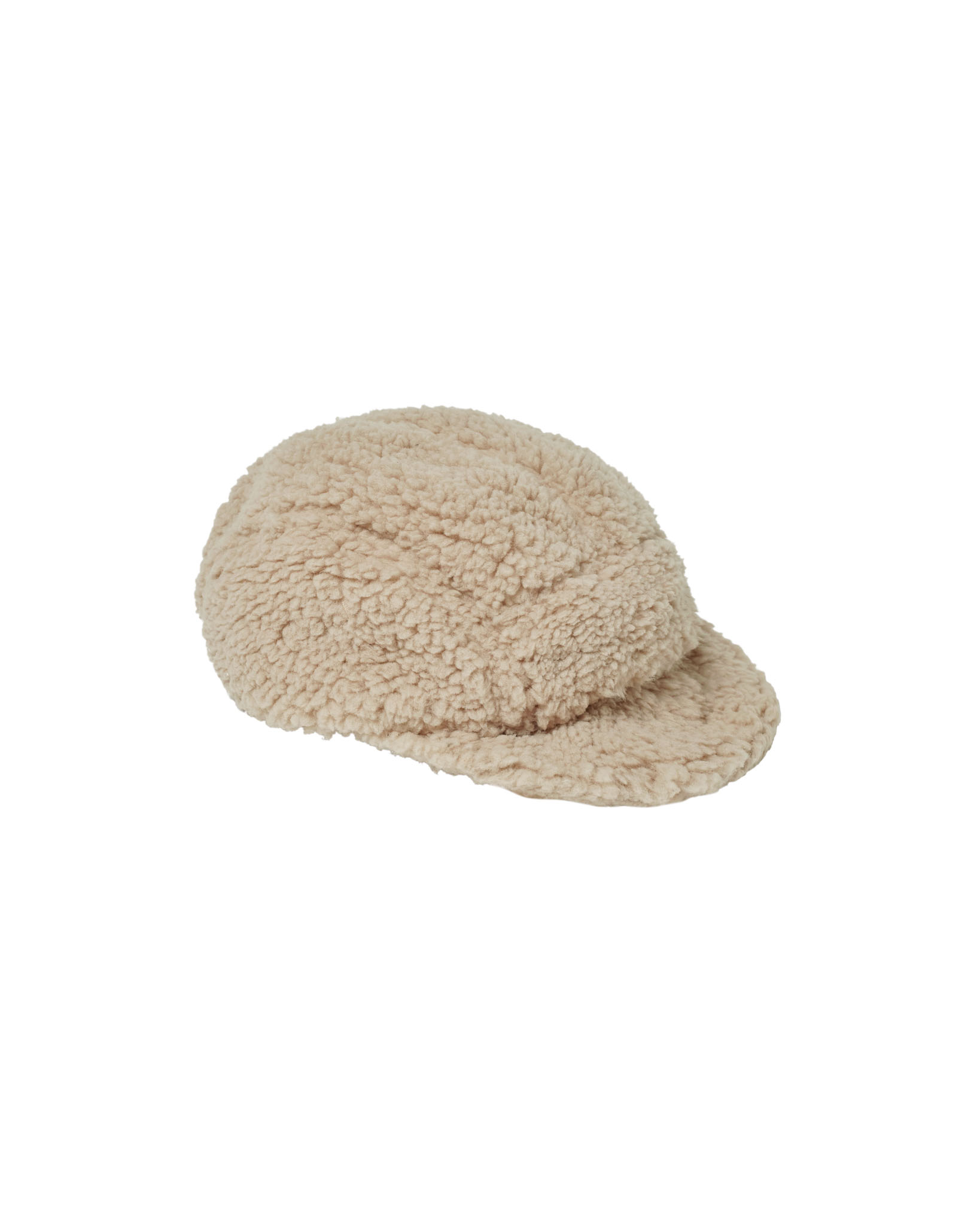 Quincy Mae Sherpa Baby Cap In Sand