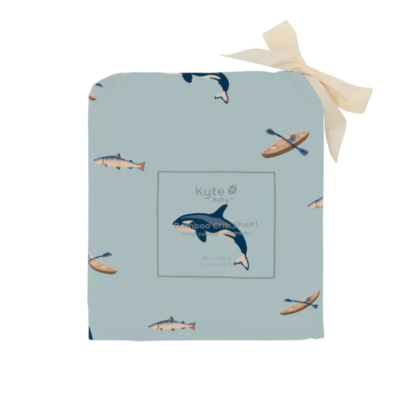 Kyte BABY Crib Sheet in Coastline Blossom