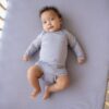 Long Sleeve Bodysuit in Haze from Kyte BABY