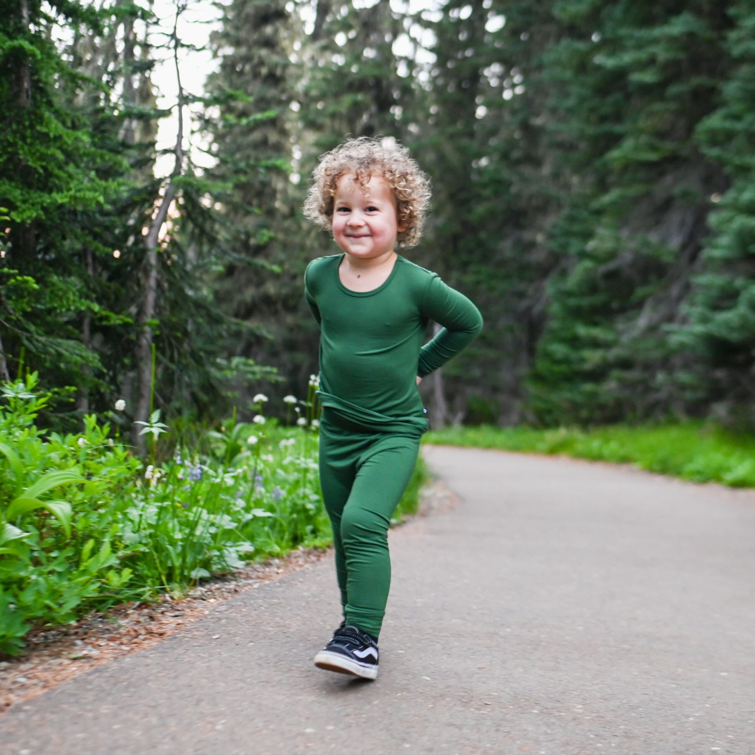Kyte BABY Long Sleeve Pajamas in Forest