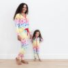 Rainbow Hearts Women's Pajama Set from Macaron+Me