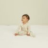 Modal Footed Sleeper in Blue Ditsy from Rylee + Cru