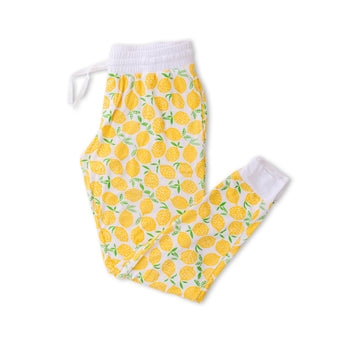 Lemons Women's Bamboo Viscose Short Sleeve Pajama Set