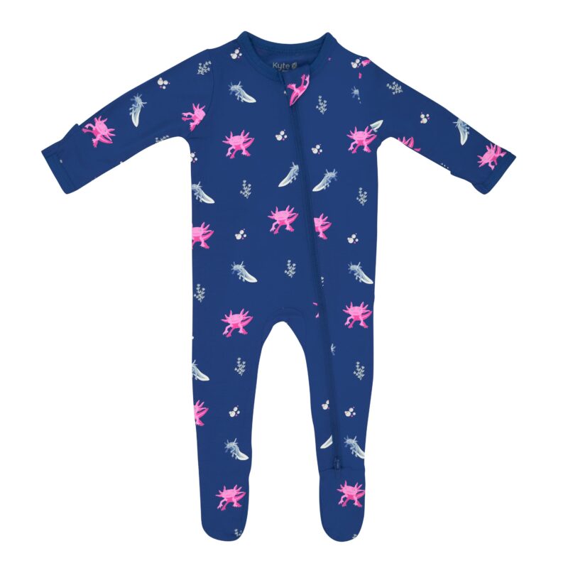 Kyte BABY Zippered Footie in Axolotl 