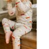 Willow+Co Vintage Bus Bamboo Viscose Two-Piece Pajama Set
