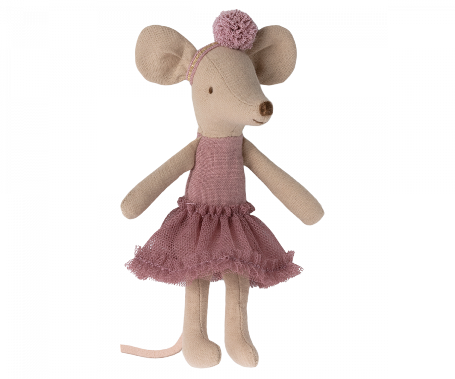 Maileg Ballerina Mouse Big Sister in Heather