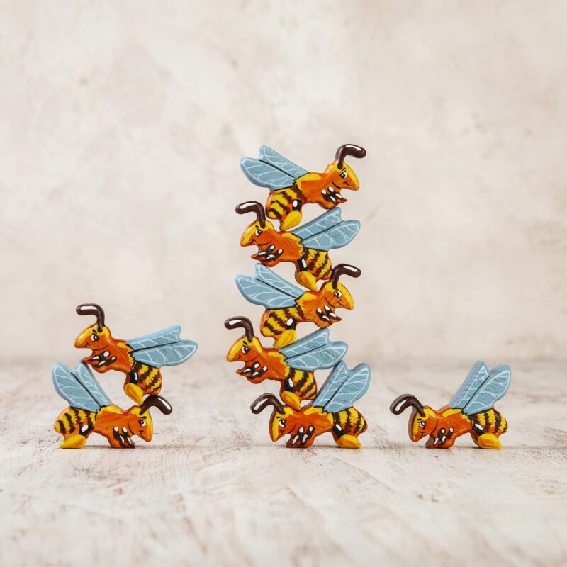 Bee Wooden Figurine made by Wooden Caterpillar Toys