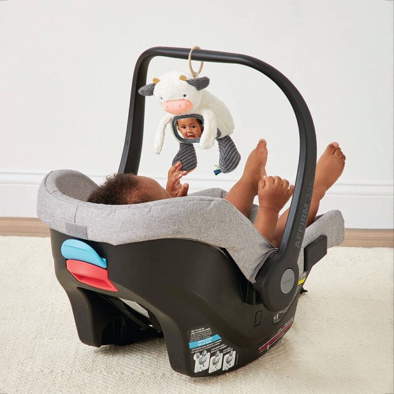 Itzy Ritzy Itzy Bitzy Cow Mirror Toys