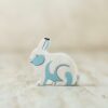 Wooden Caterpillar Toys Arctic Hare Wooden Figurine