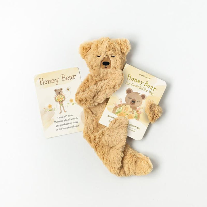 Slumberkins Honey Bear Snuggler 2 Book Bundle