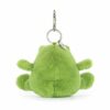 Ricky Rain Frog Bag Charm made by Jellycat