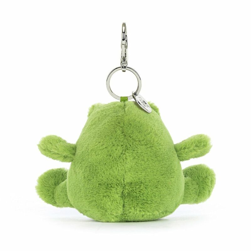 Ricky Rain Frog Bag Charm made by Jellycat