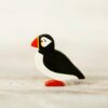 Wooden Caterpillar Toys Puffin Wooden Figurine