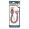 Sweetie Strap Silicone One-Piece Pacifier Clips in Rosewood Beaded from Itzy Ritzy