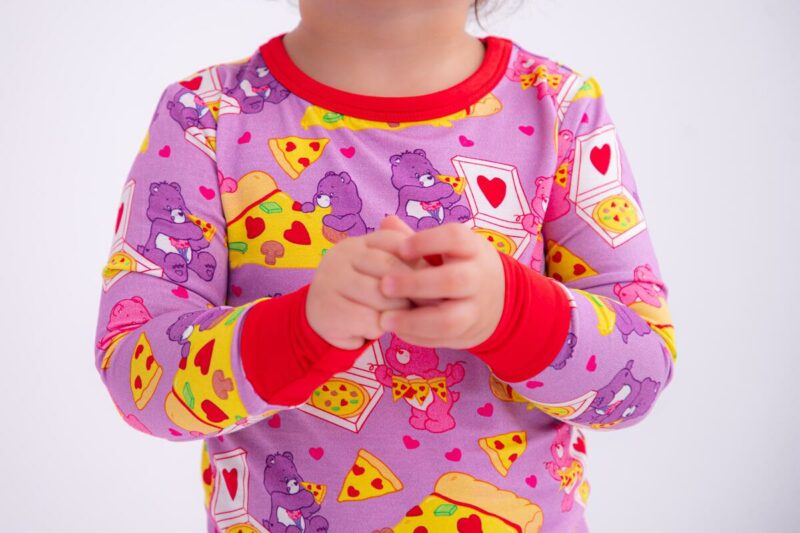 Care Bears Pizza Valentine Two-Piece Pajamas available at Blossom