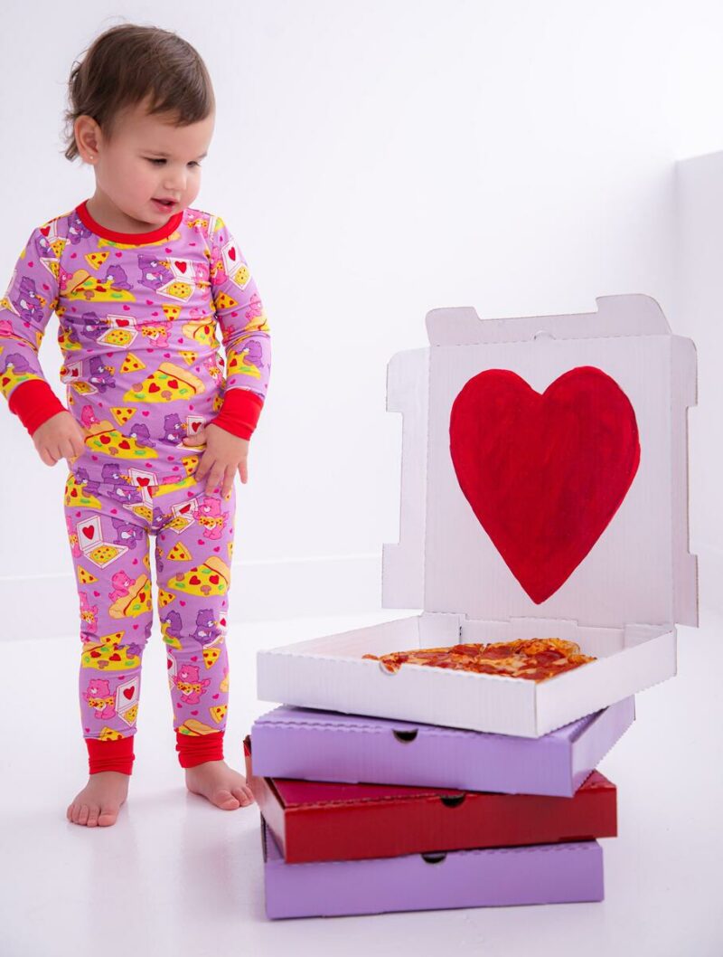 Care Bears Pizza Valentine Two-Piece Pajamas from Birdie Bean