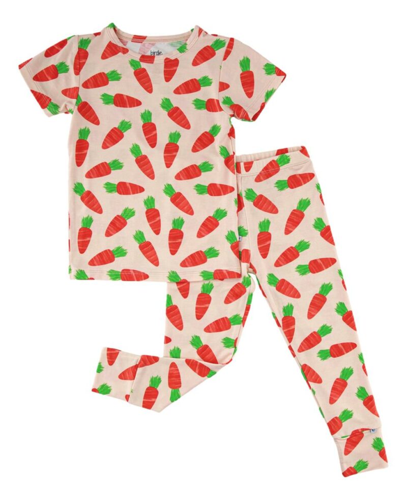 Ezra Bamboo Viscose 2-Piece Pajamas available at Blossom