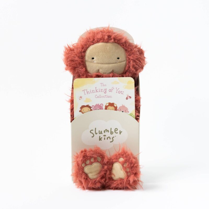 Copper Bigfoot Stuffie + Hardcover Book from Slumberkins
