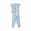 Truck Load of Love Bamboo Viscose Short Sleeve Loungewear Set from Angel Dear