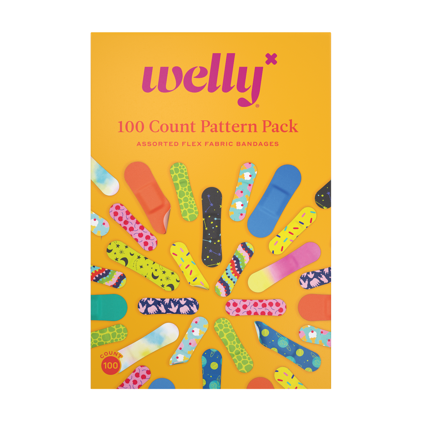 Welly Flexible Fabric Bandage Refill Carton